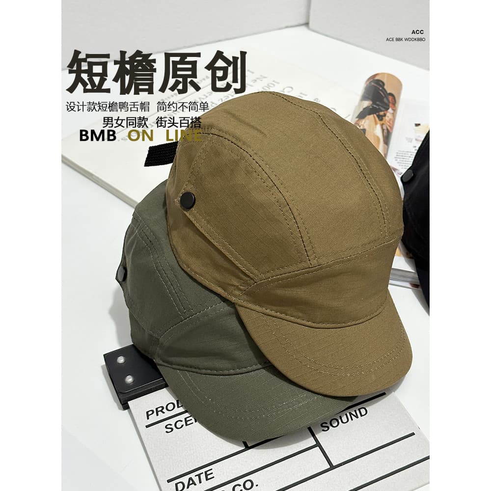 Ins Street Wear Original boné de aba curta masculino feminino chapéu macio topo de aba curta japonês versão coreana exér