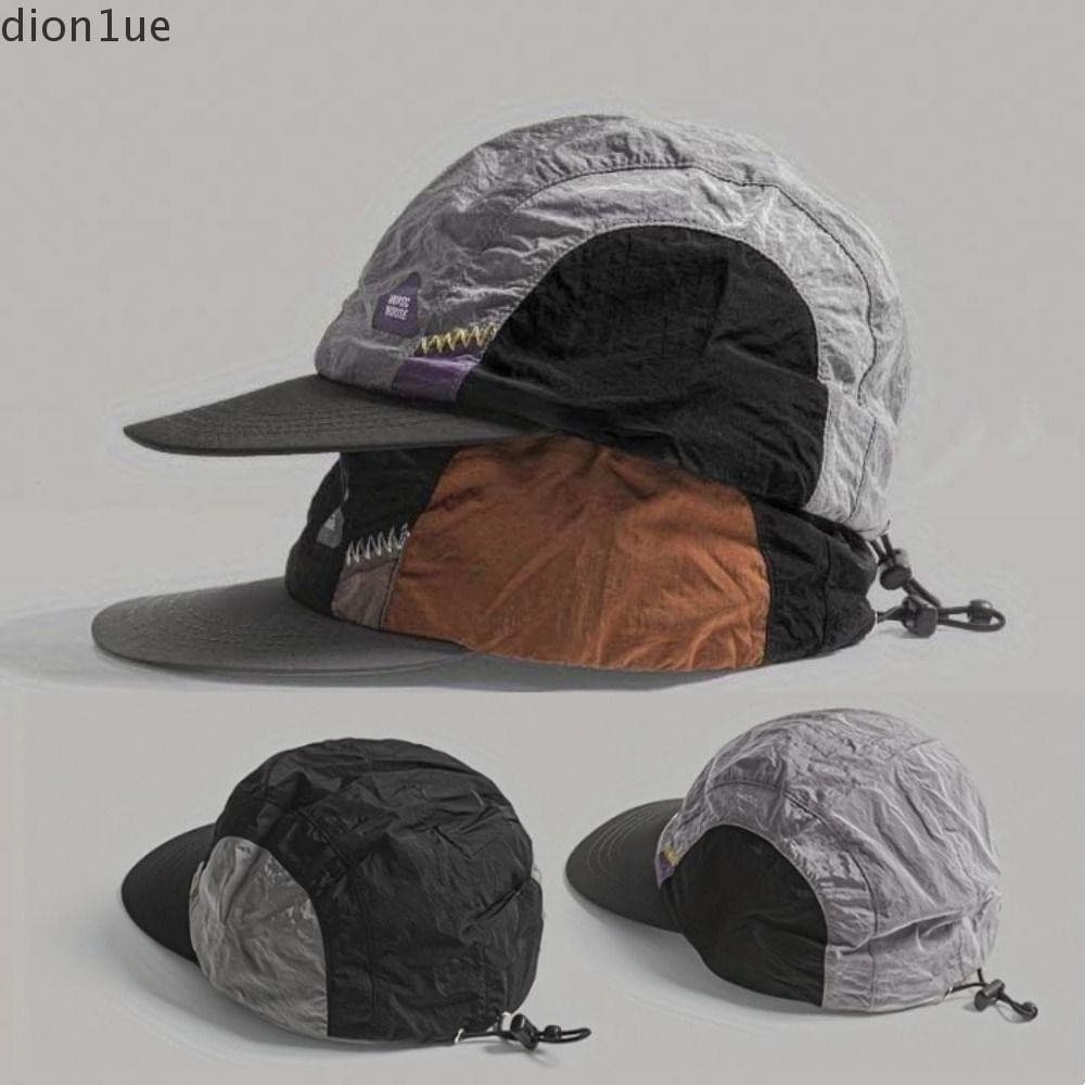 DION1UE Chapéu De Secagem Rápida , Boné De Beisebol Respirável Combinando Com Cores , Bonés Casuais De Proteção Solar Co