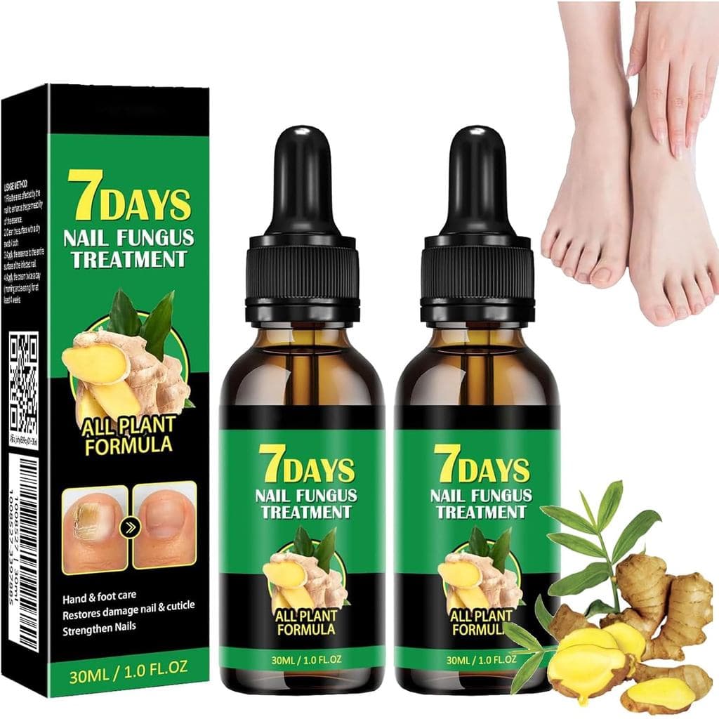 2 unidades de Tratamento para Fungos nas Unhas dos Pés, Força Extra - Tratamento de Unhas com Gengibre em 7 Dias, Cuidad