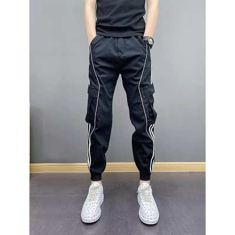2025 novo estilo calças casuais masculinas primavera outono Street Wear novo estilo verão solto Harem calças esportivas