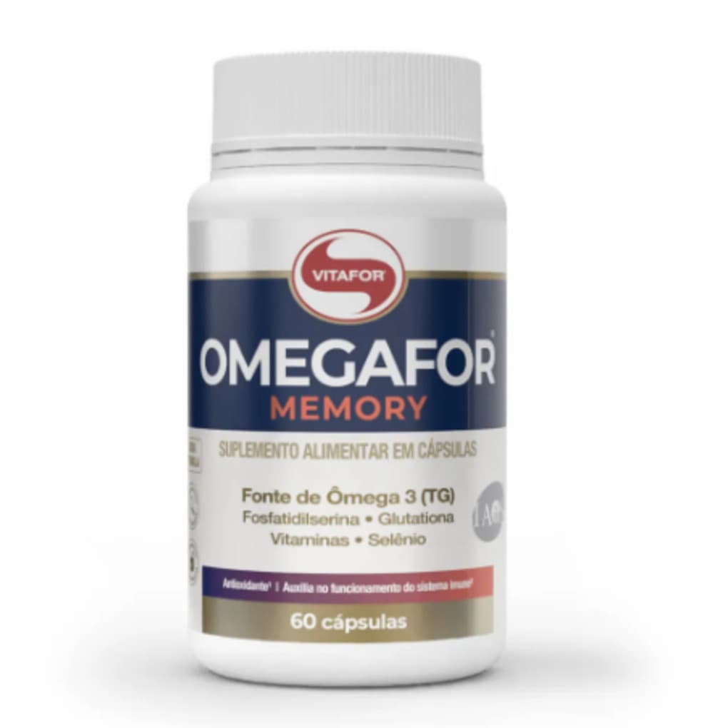OMEGAFOR MEMORY: Ômega 3 de Algas 60 Cápsulas