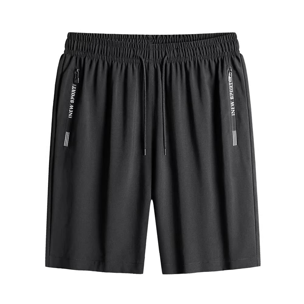 Shorts casuais masculinos de seda gelo 2025 verão novo estilo juventude simples na moda bonito solto esportes calças de