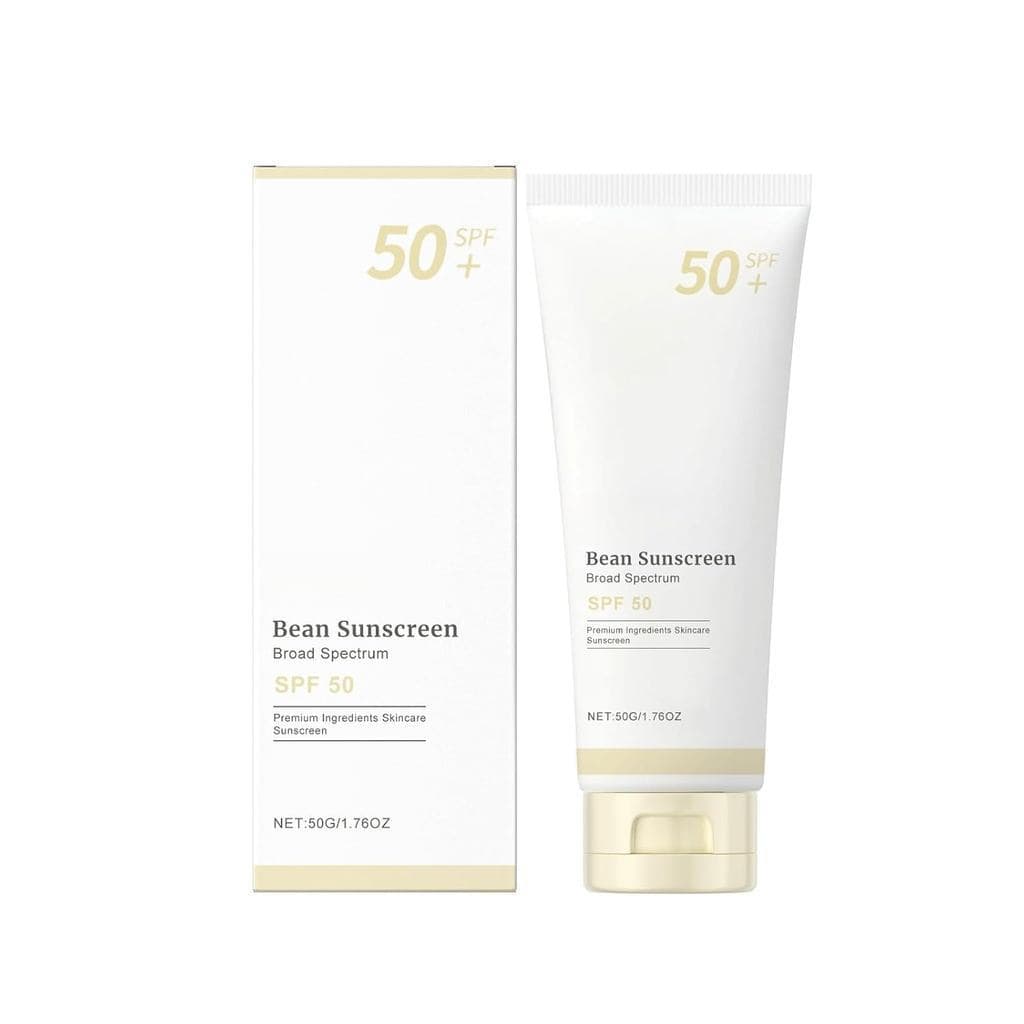 Limpador/Sérum de Limpeza/Sérum Cosméticos Faciais/Tratamento Facial Protetor Solar com Extrato de Feijão FPS50+, Loção