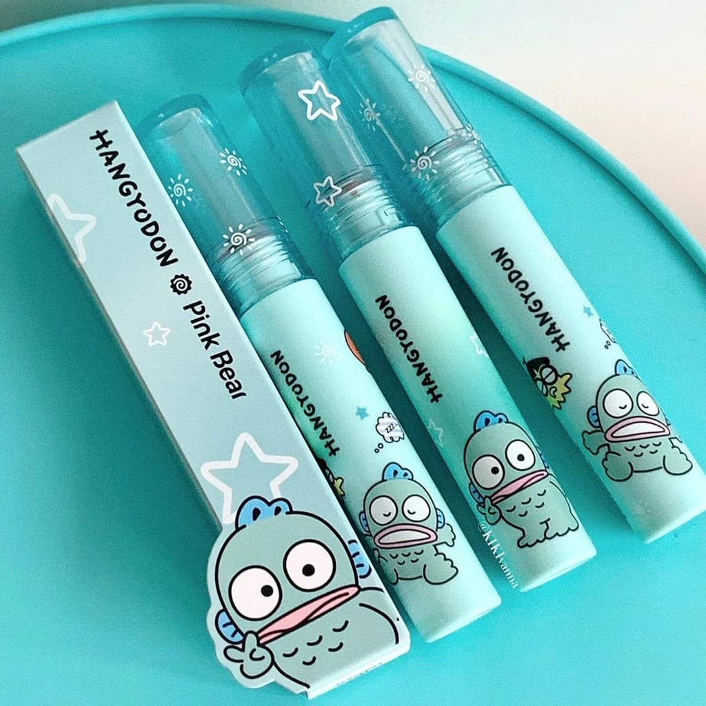 PINKBEAR PINKBEAR Bear Half Fishman Cooperação Estilo Lip Gloss Caixa de presente conjunta