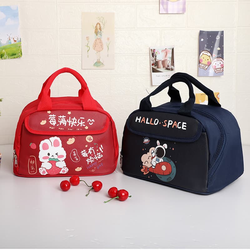 Bolsa dos desenhos animados à prova dwaterproof água de grande capacidade estudantes da escola primária isolado lancheir