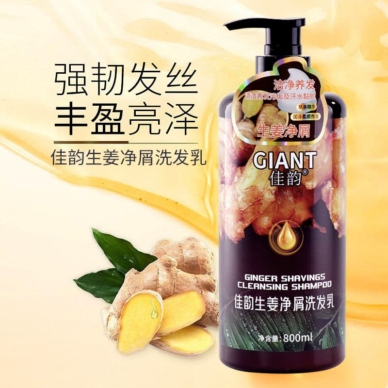 Jiayun Ginger Salon Shampoo Shampoo Cuidados com os Cabelos Hidratante Anticaspa Anticoceira Shampoo para Controle de Ol