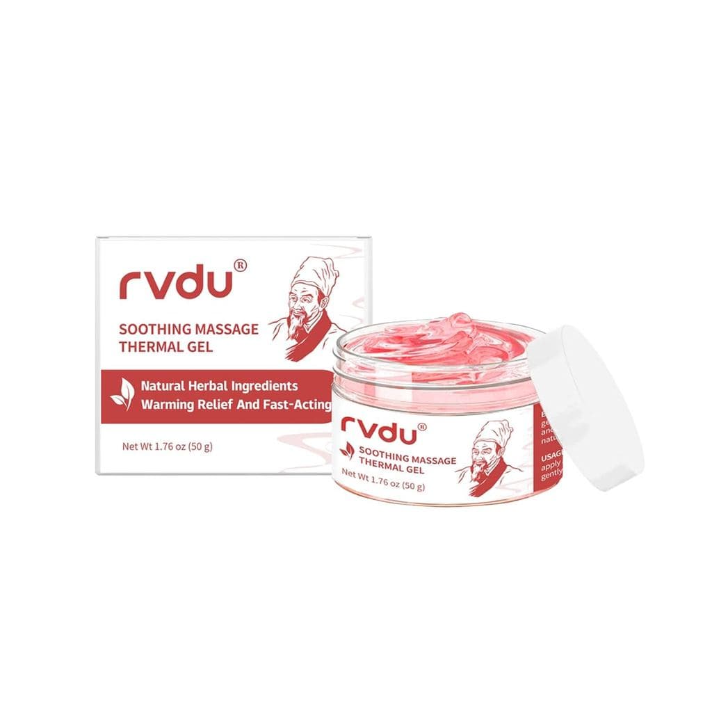 Gel De Massagem De Aquecimento RVDU Para Corpo , Creme Ervas Naturais , Hidratante Reafirmante E Suavizante Da Pele , Te