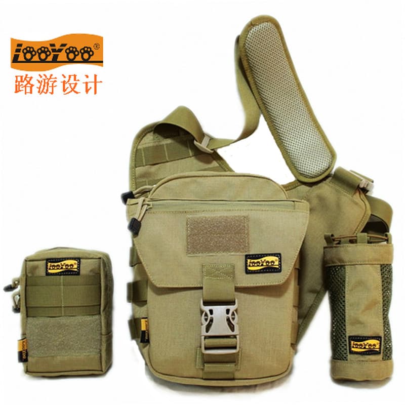 Road Tour A21 Combinação Sela Bolsa Câmera SLR Bolsa Câmera Bolsa com Forro Ventilador Militar Material de Nylon Bolsa d