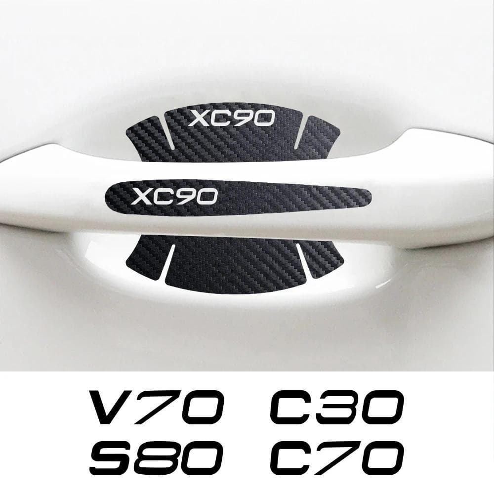 Adesivos Para Tigela De Porta De Carro , Aplicam-Se Volvo XC60 S60 XC90 V40 V50 V60 S90 V90 XC40 T6 C30 C70 S80 V70 XC70