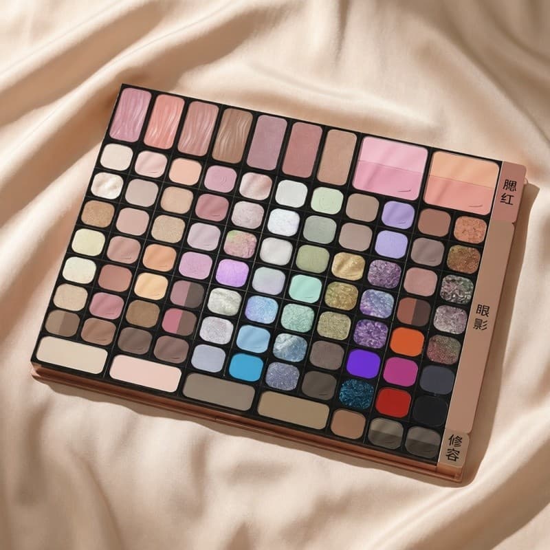 Qianyan paleta de sombras monocromáticas, maquiagem autoorganizada, faça você mesmo, Blush, alto brilho, reparação, fosc