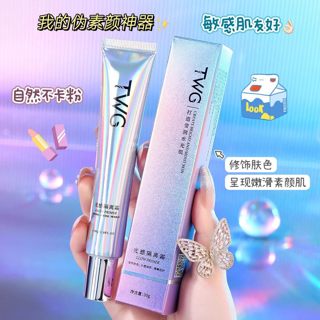 [Vendas diretas] Light Sensation Base Creme Loção Hidratante Maquiagem Primer Corretivo de Longa Duração Na Hidratante I