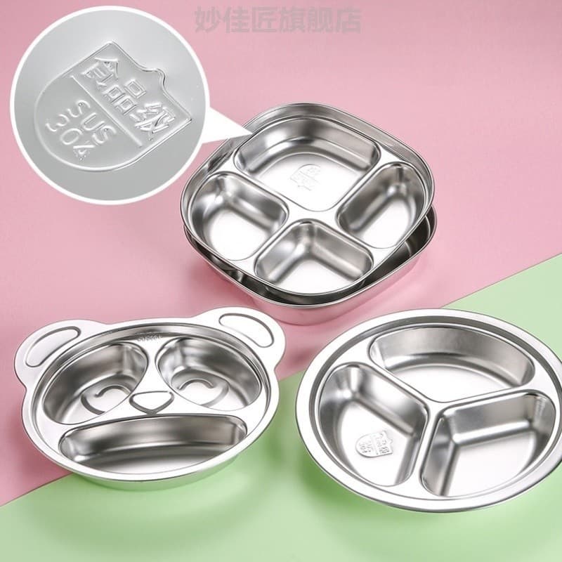 Sub-placa para Diabetes, placa de subcompartimento de aço inoxidável 304, desenho animado, resistente a choques, engross