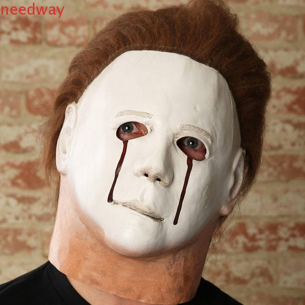Máscara Assassina NEEDWAYB , Criativa Realista De Michael Myers De Fantasia De Látex De Terror Máscaras De Halloween Mas