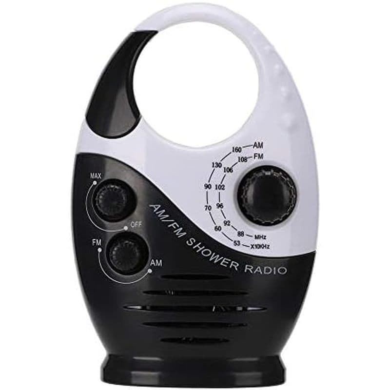 Multifuncional Diário Embutido Rádio Som Banheiro AM/FM Alto-Falante Portátil Pendurado Chuveiro