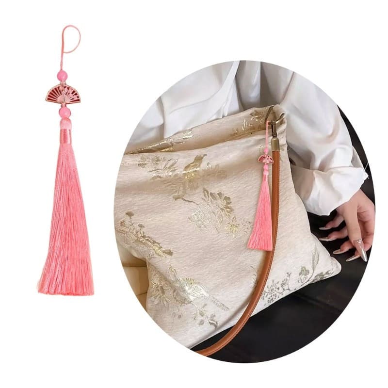 ASHLUYAK Exclusivo Han Fu Decoração Fan Temático Borlas Charme Para Evento Cultural