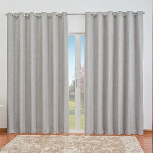 Cortina Blackout 100% Vedação Premium 5,90x2,60m P/ Varão até 5m