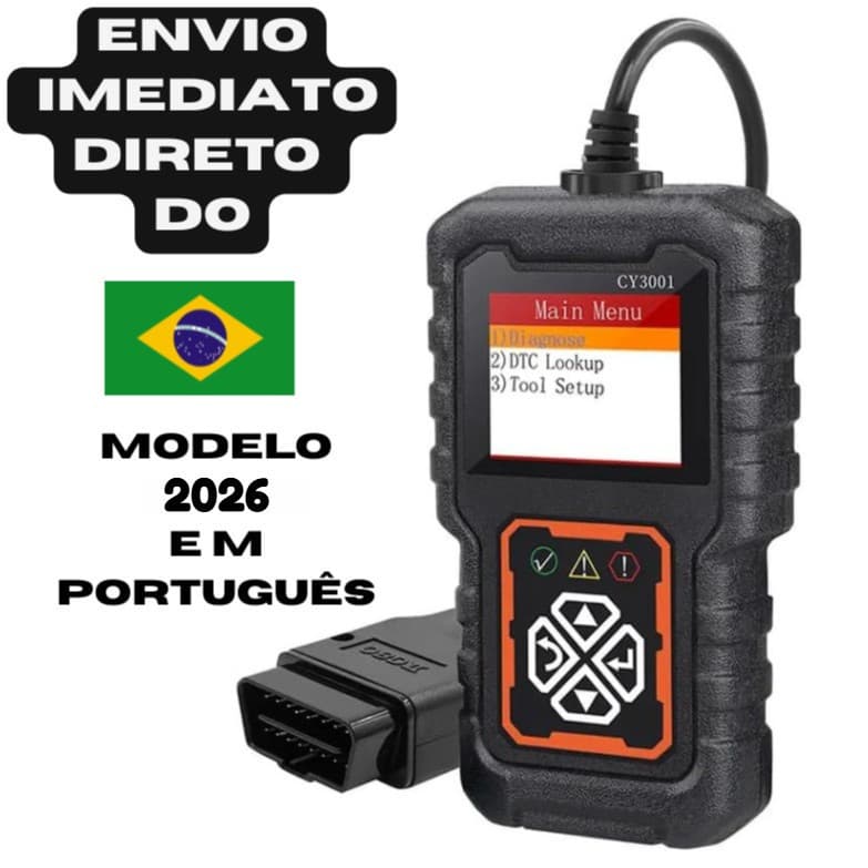 Scanner OBD2 Automotivo Bluetooth | Apaga Luz Injeção e Diagnóstico