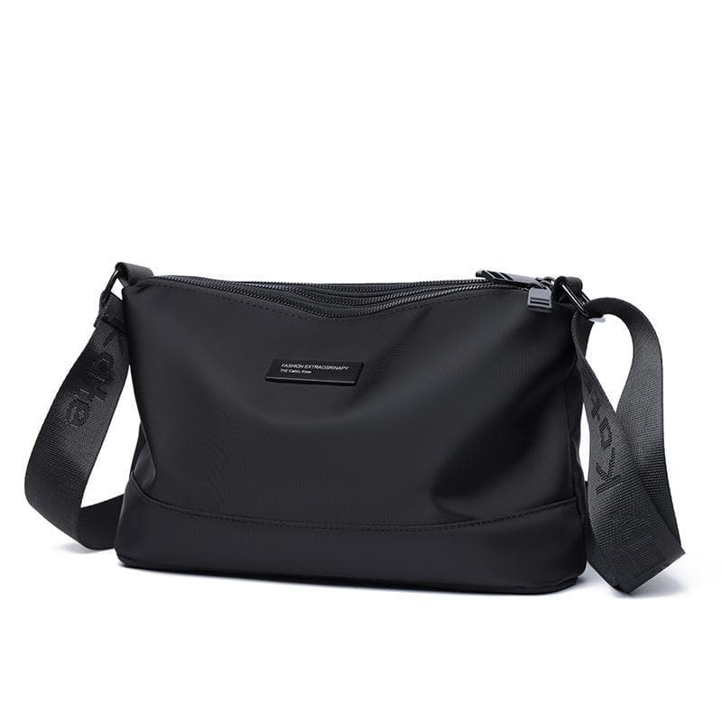 Moda bolsa de ombro Oxford pano Street Wear bolsa leve masculina de três camadas grande capacidade Cross-Body saco All-