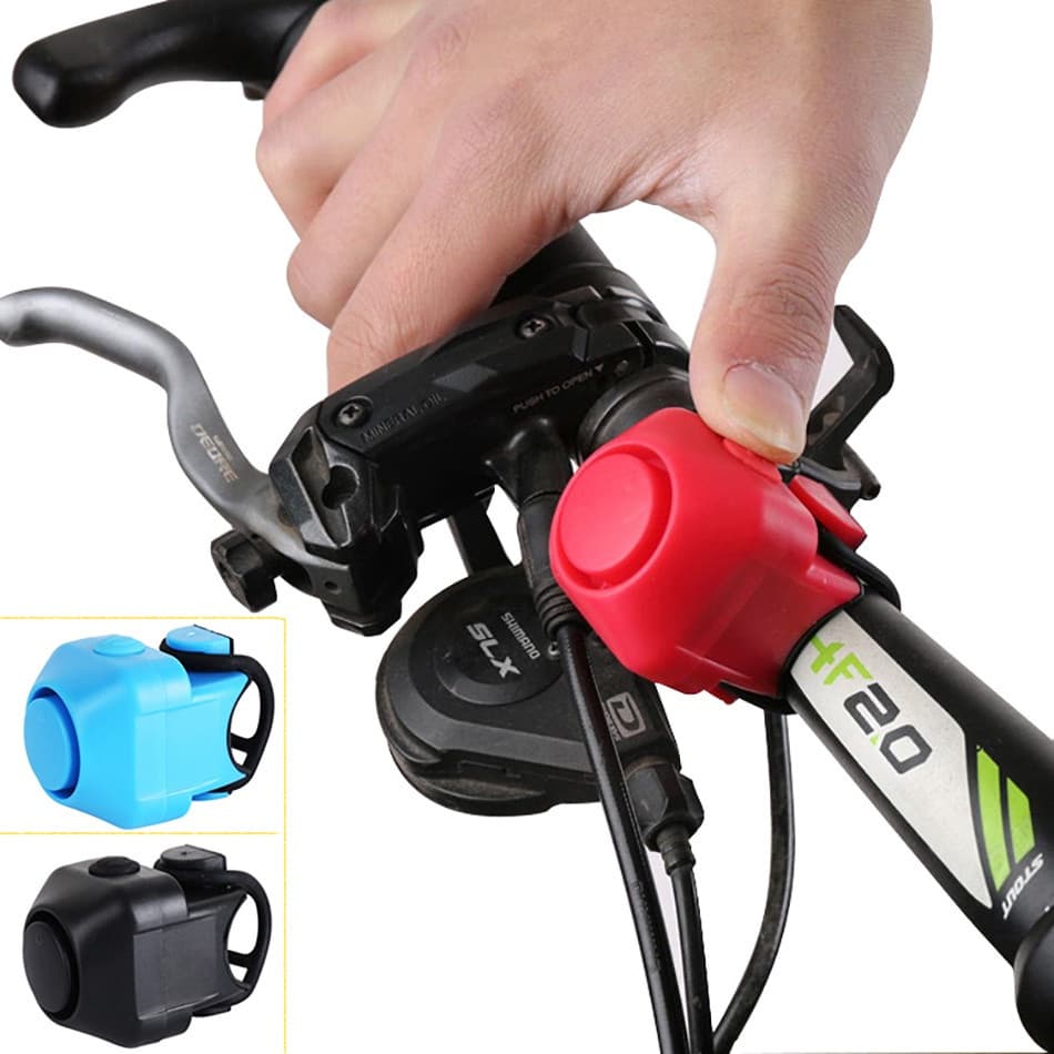 Buzina Eletrônica para Bicicleta 130dB, Alarme de Segurança Elétrico, Sirene Policial, Campainha de Guidão, Acessórios p