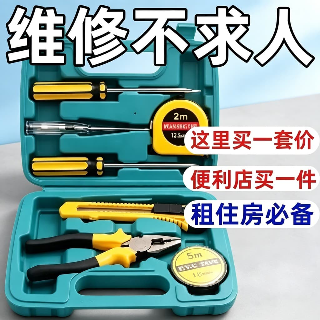 Conjunto de ferramentas de hardware doméstico, incluindo ferramentas, conjunto de ferramentas de hardware de carro domés