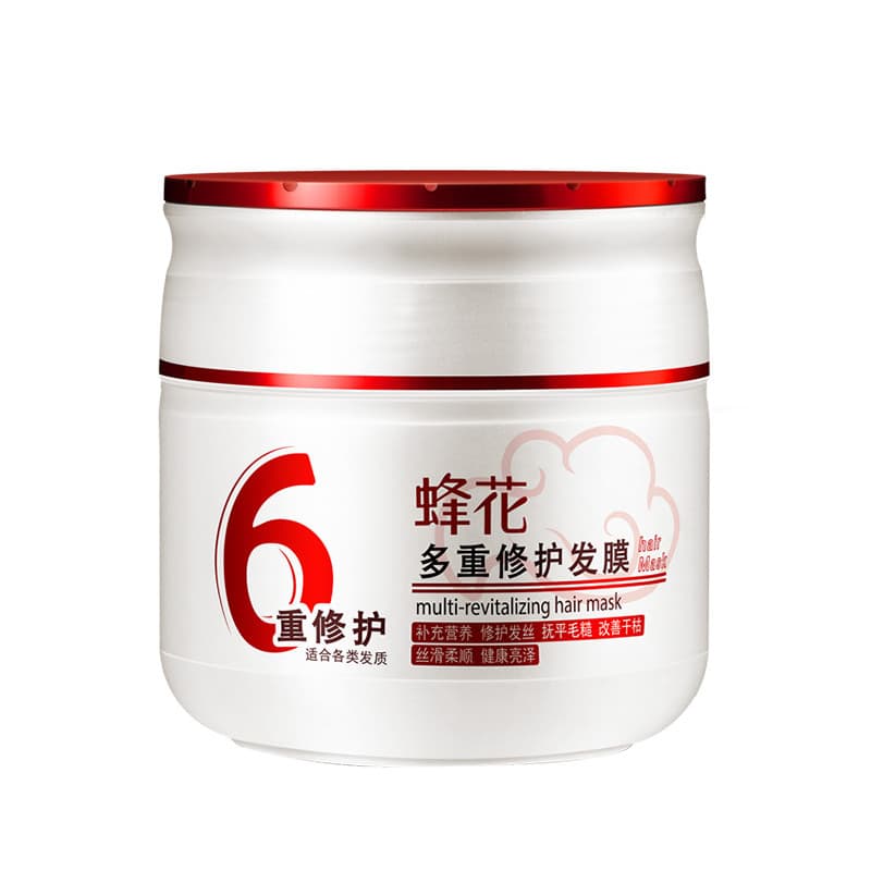 Abelha flor Multi-reparo máscara de cabelo reparação nutrição do cabelo rugosidade suave melhorar a secura sedoso suave