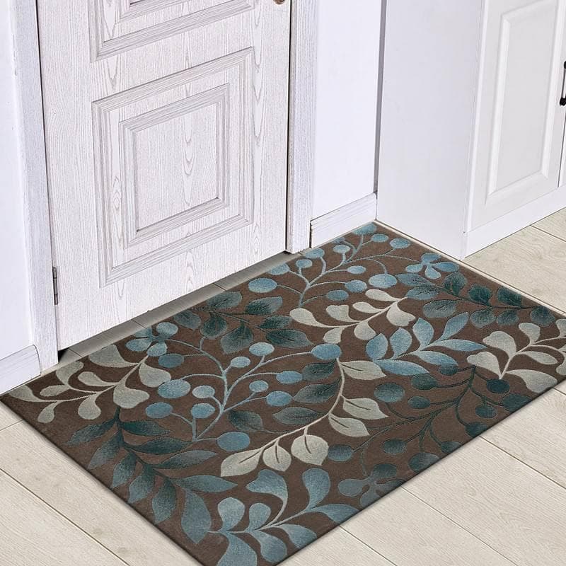Simples e moderno nórdico absorvente antiderrapante tapete de entrada pé tapete quarto porta tapete