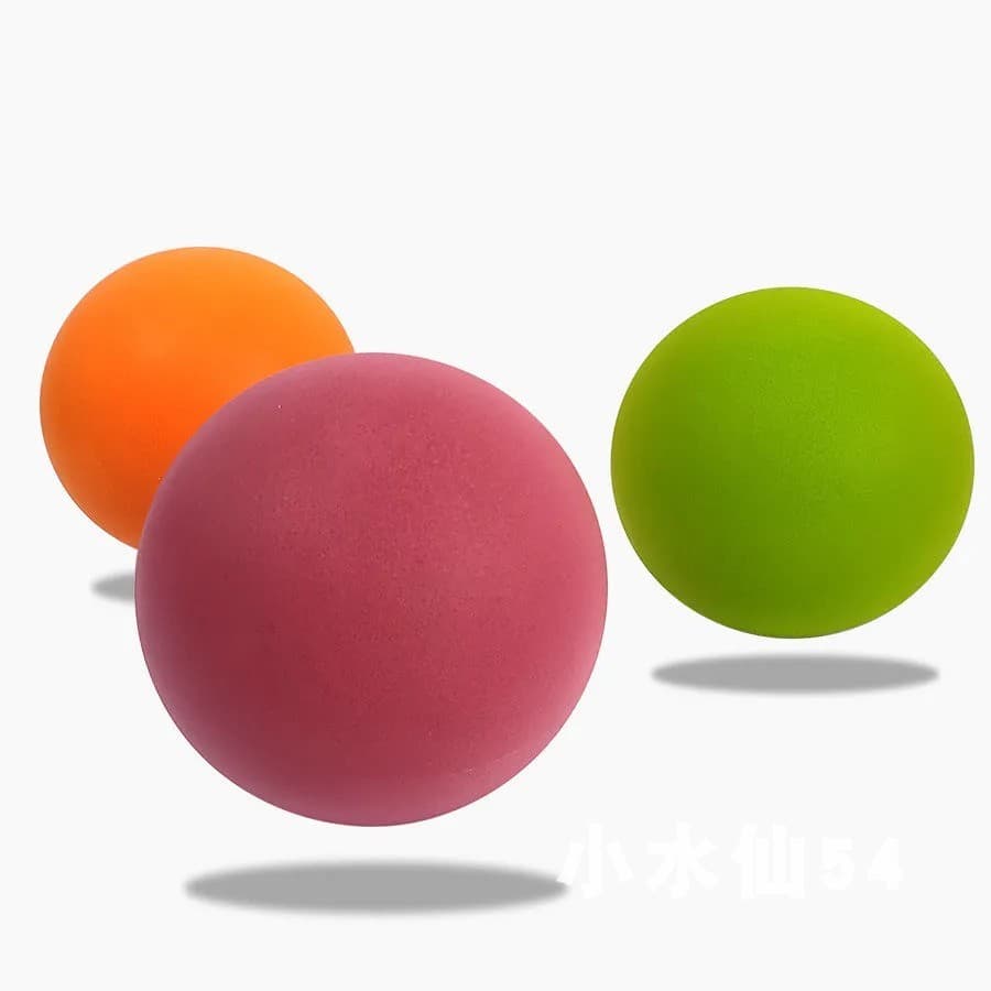 18cm esponja sólida macia bola saltitante bola silenciosa crianças esportes internos raquete bola jardim de infância bol