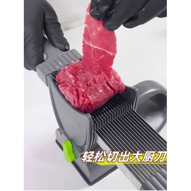 Cortador de legumes multifuncional cortador de carne de aço inoxidável doméstico fatiado carne fatiada carne fresca fati