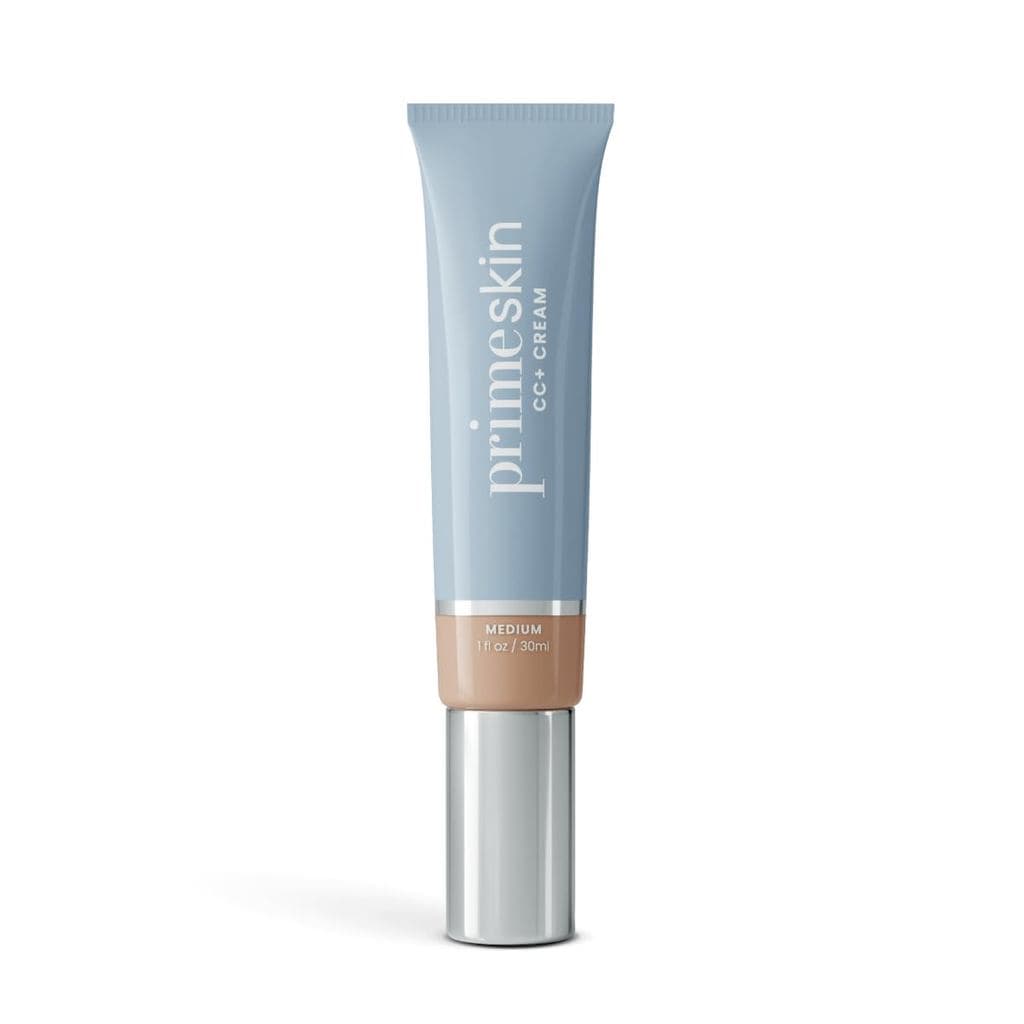 Prime Prometics PrimeSkin CC+ Creme para Mulheres Maduras – Base Leve de Líquido a Pó – Disfarça Poros e Cobre Manchas d