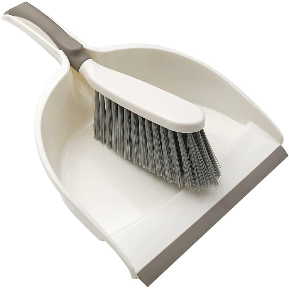 Conjunto de pá e escova para pó, conjunto pequeno de pá e escova para pó, conjunto de pá e escova de mão para casa, pás