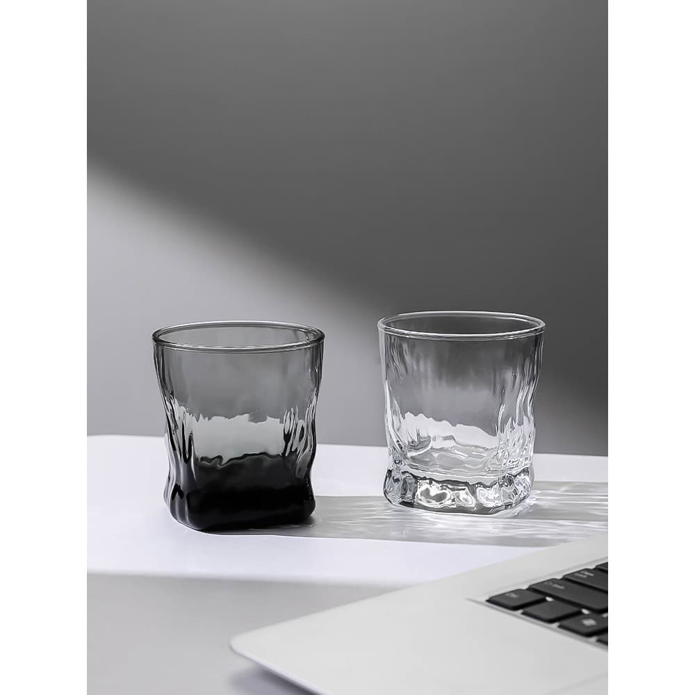 High-End Rock cor Irregular copo de vidro temperado restaurante comercial resistente ao calor copo de água xícara de caf