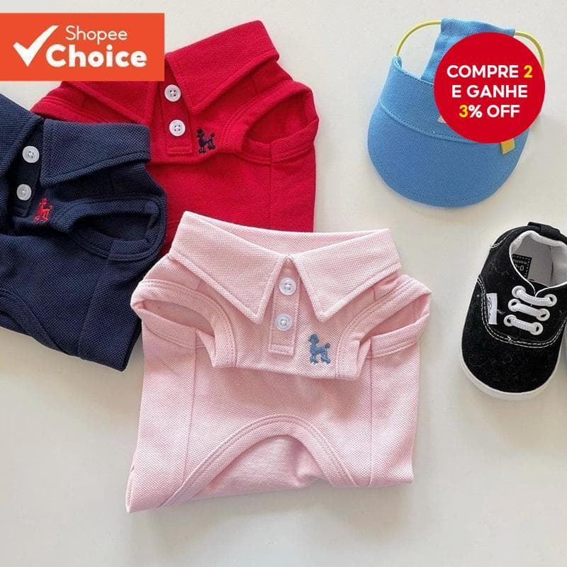 Roupas De Pólo Cão Camisa Cachorro Shih Tzu Gato