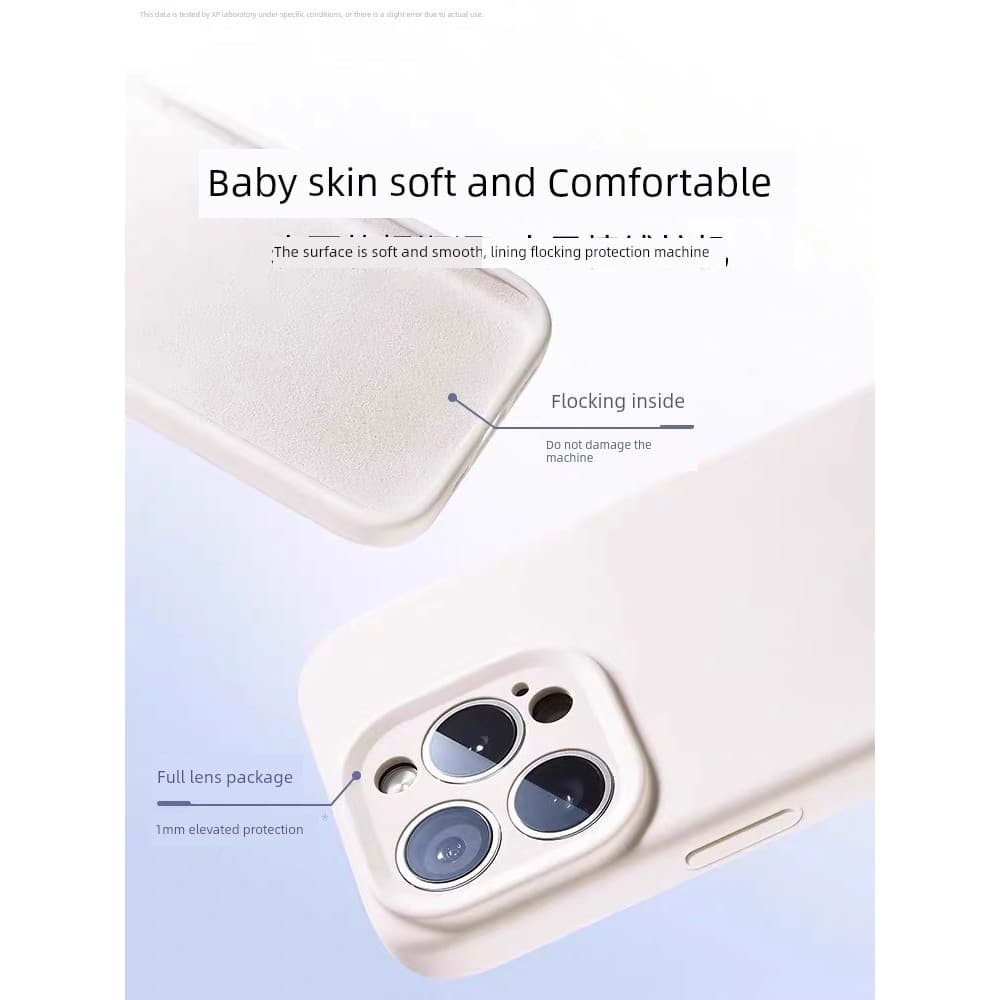 Capinha para iPhone Capinha celular Apple Capinha importada para iPhone Capa macia de Silicone líquido de cor sólida à p