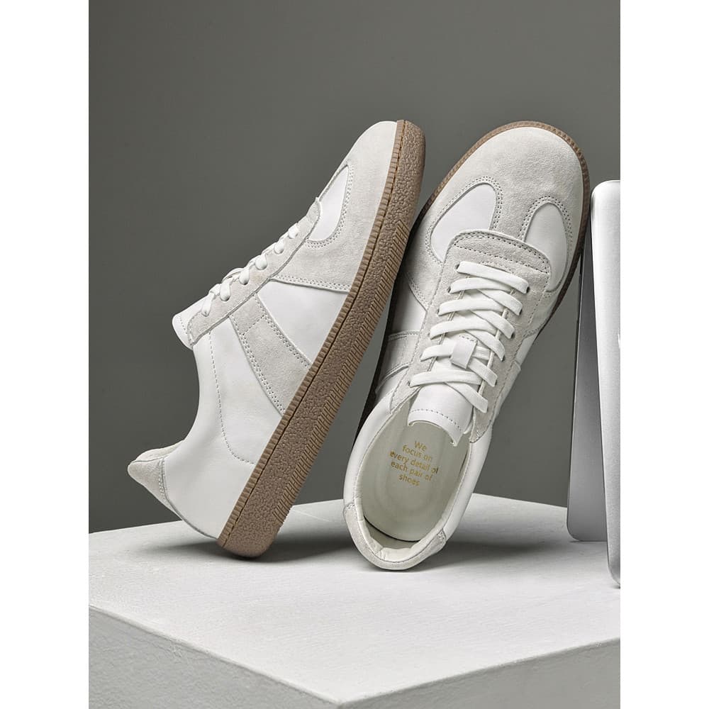 Forrest Gump Sapatos de Treinamento Alemão Masculino Couro Genuíno Autêntico Camada Completa Sapatos Masculinos de Couro