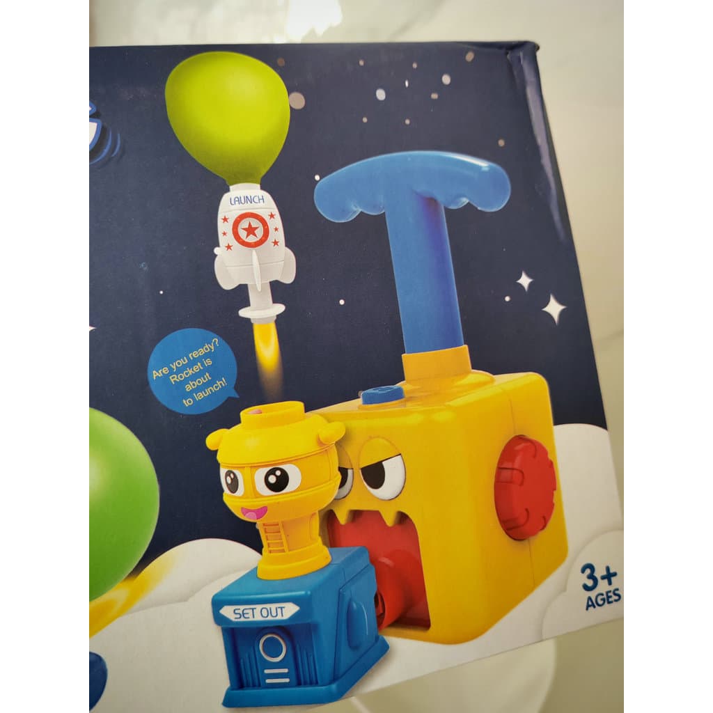 Uma peça frete grátis carro de balão aerodinâmico infantil homens mulheres brinquedos educativos soprando balão conjunto