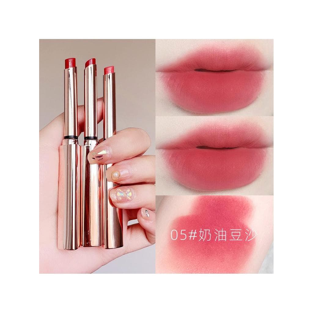 Helen Beauty Novo Estilo Pequeno Tubo Fino Batom Hidratante Não É Fácil de Desbotar Cosméticos Uma Peça