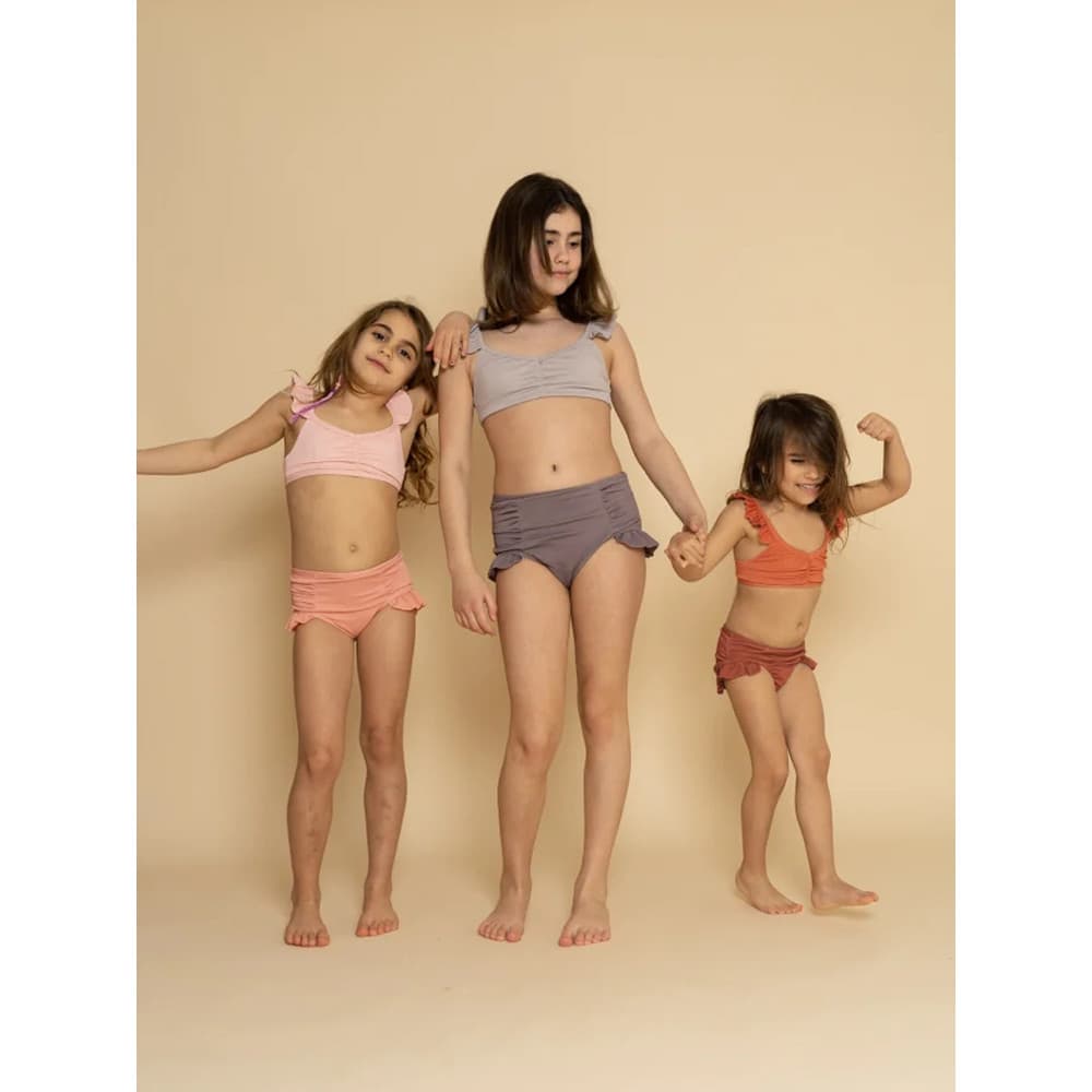 Dinamarca GRECH & CO Maiô infantil meninas dividido maiô meninas biquíni maiô 2023 novo estilo verão