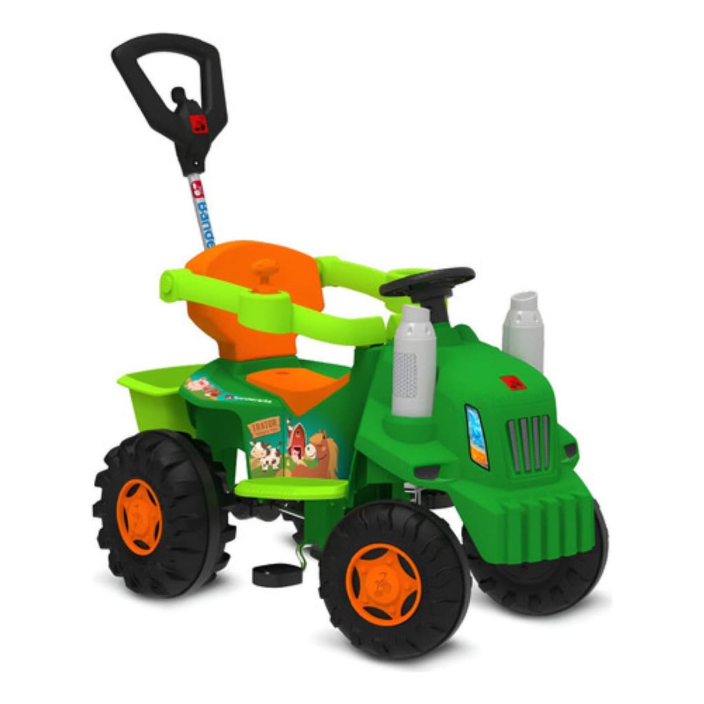 Trator de Passeio e Pedal Bandeirante Verde | 1 ou 2 unidades