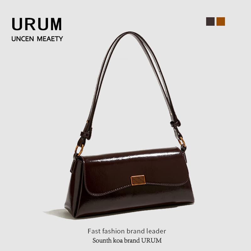 bolsa feminina Bolsa URUM bolsa feminina nicho High-End sentir portátil Baguette saco 2025 novo estilo elegante All-Matc