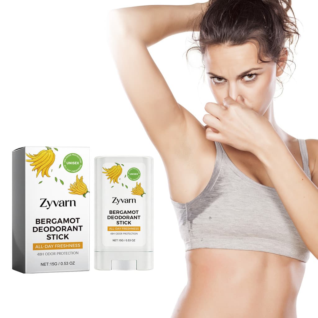 Zyvarn Bergamota Fragrância Desodorante Stick Textura Hidratante Suave Fragrância Refrescante Leve Deixa Confortável Não