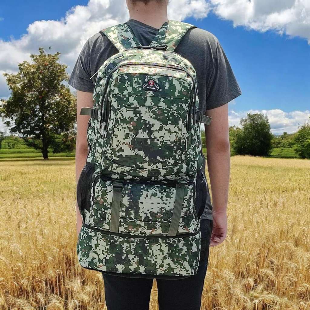 Mochila  do Exército de Camuflagem  Grande