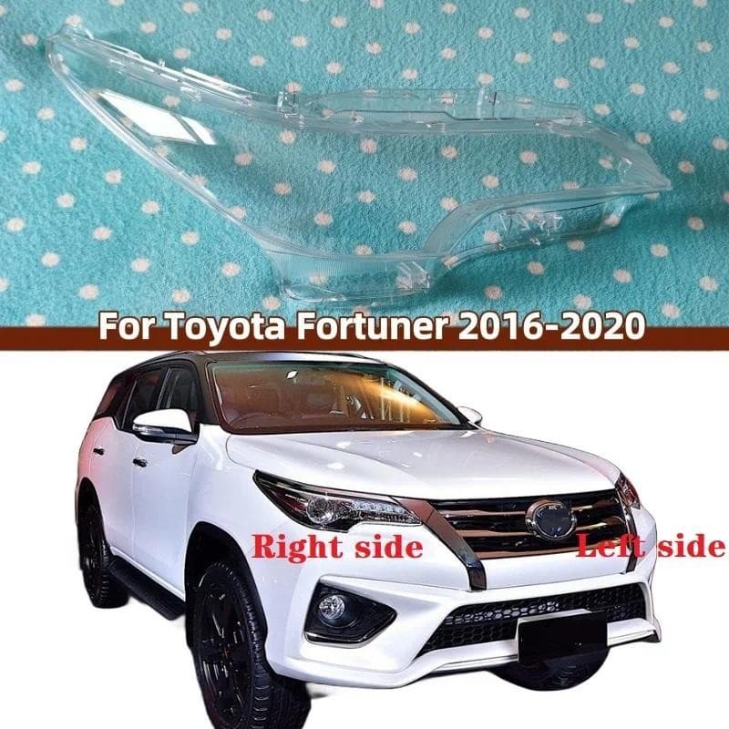 Para Toyota Fortuner 2016 2017 2018 2019 2020 LED Tampa Do Farol Faróis Carro Shell Abajur Transparente Lente De Vidro C
