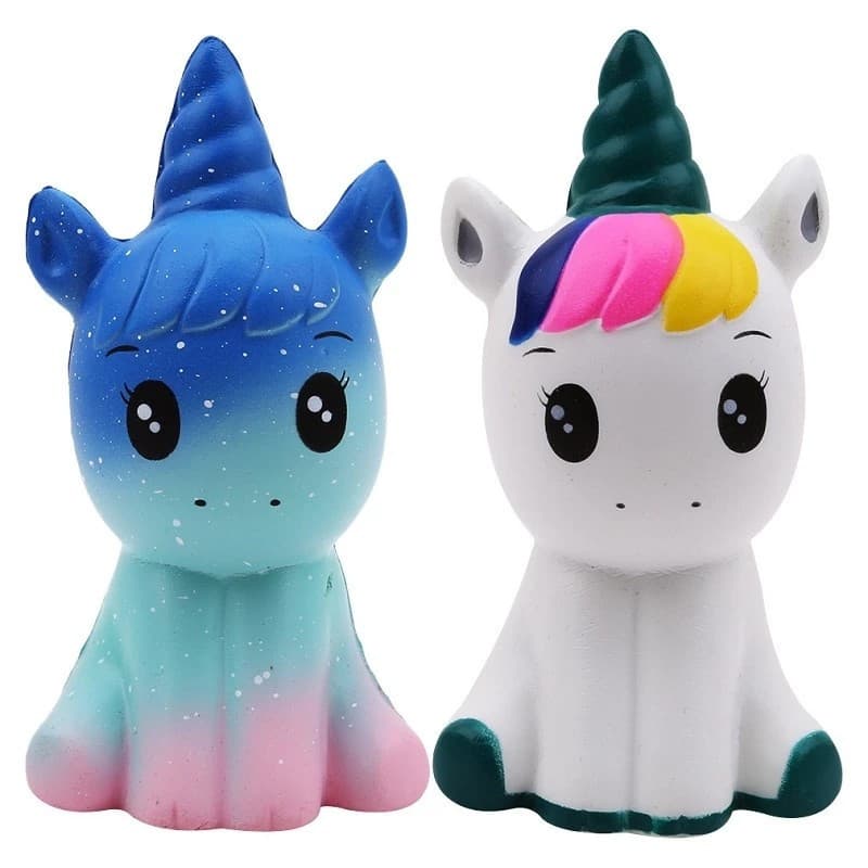 Novo Mole Bonito Unicórnio Simulação Animal Boneca Pão Do Plutônio Lento Subindo Perfumado Macio Squeeze Brinquedo Alívi