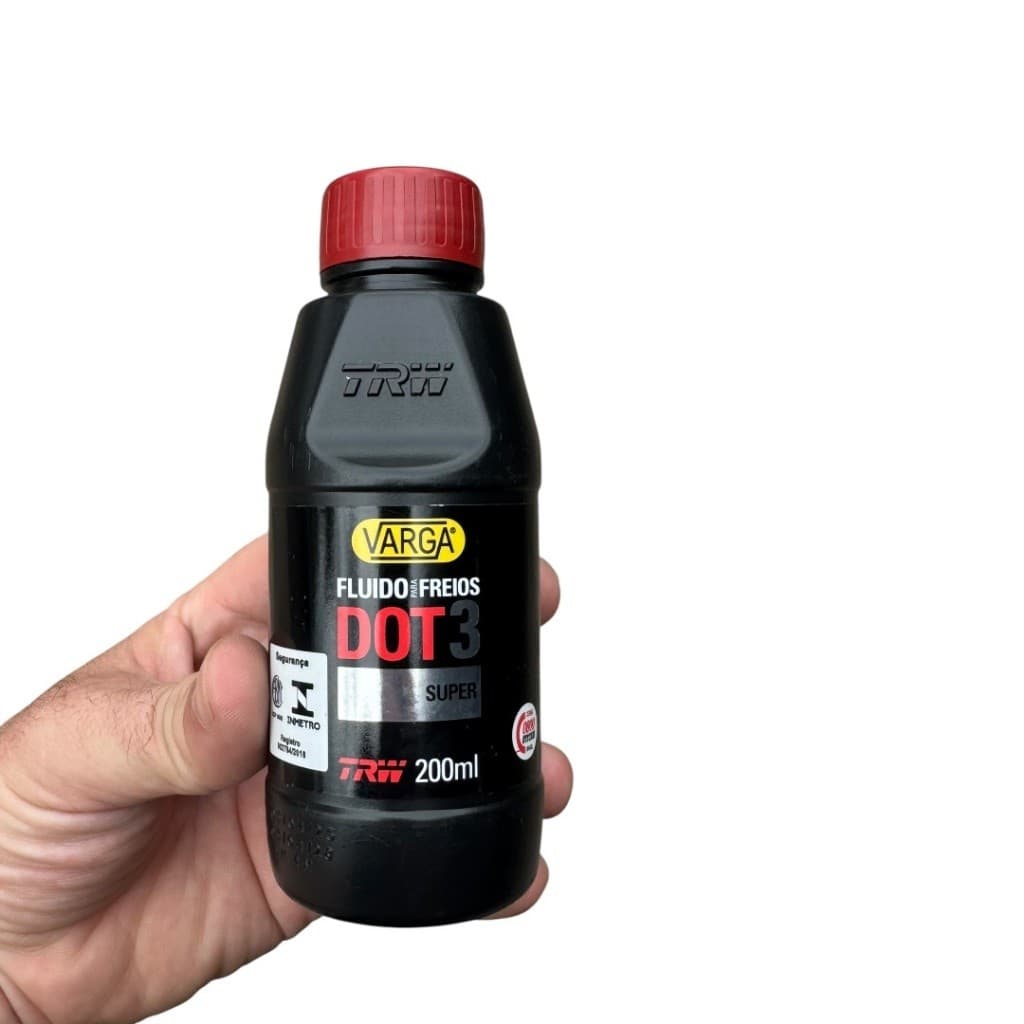 Fluido de Freio DOT 3 Super Varga 200ml Original Alta Performance