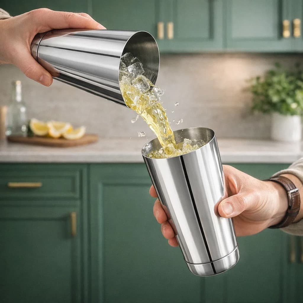 Shaker Coqueteleira Profissional Inox 820ml Bartender Drinks Cocktail Bar Misturador Bebidas