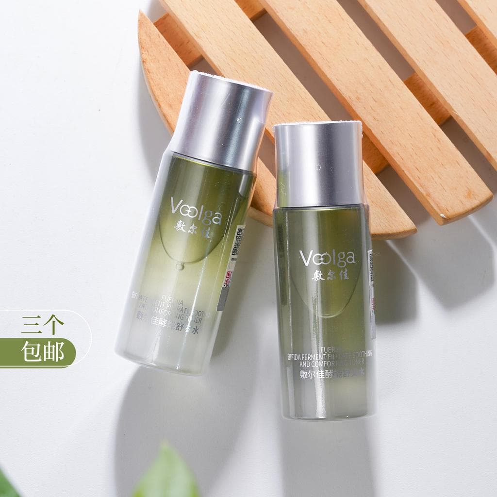 Amostra Média 50ml!Fuerjia Enzyme Calmante Água Toner Calmante Hidratante Reparação Estável Pacote Molhado
