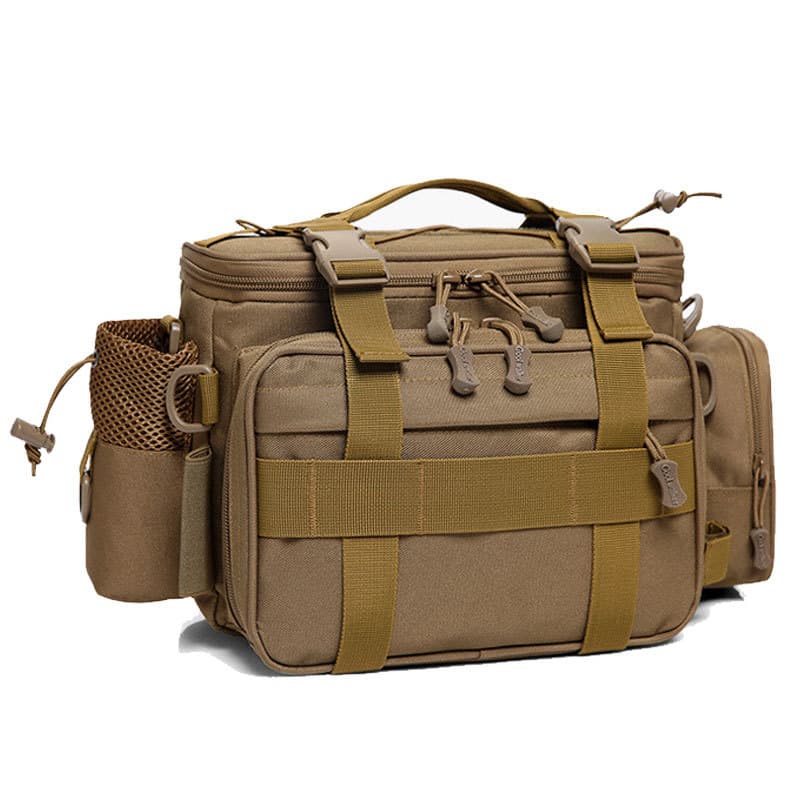 Bolsa masculina multifuncional para isca, bolsa de cintura masculina, bolsa de ferramentas, corrida tática, pesca, equip