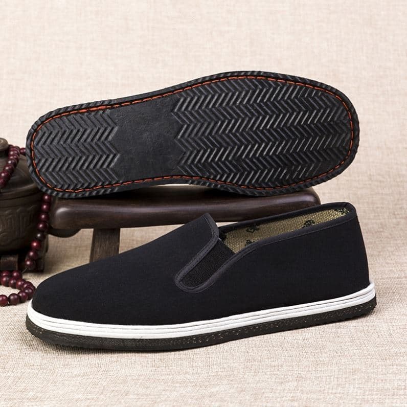 Sapatos de pano com sola de pneu Extra grosso, local de construção de verão, trabalho anti-tingimento, velho pequim, sap