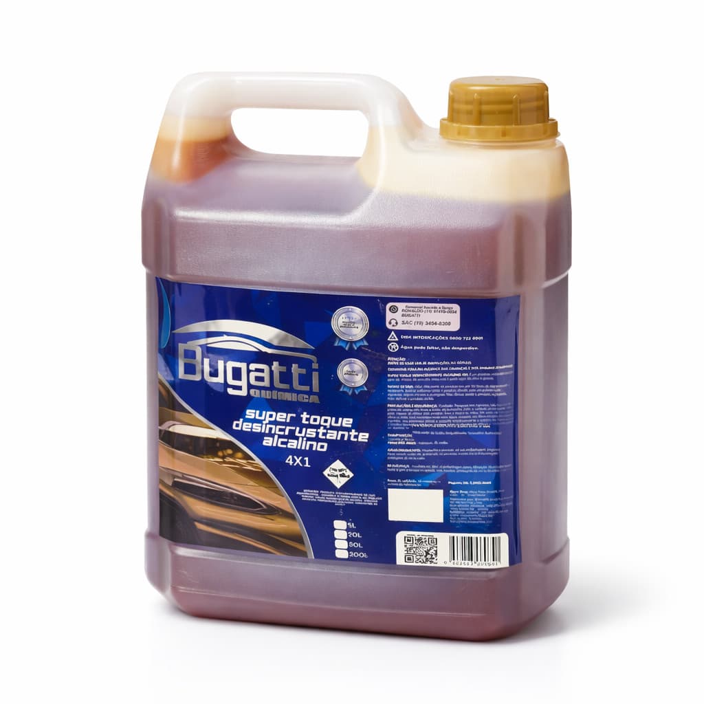 Desincrustante Alcalino Bugatti Super Toque 5L Motor Chassi
