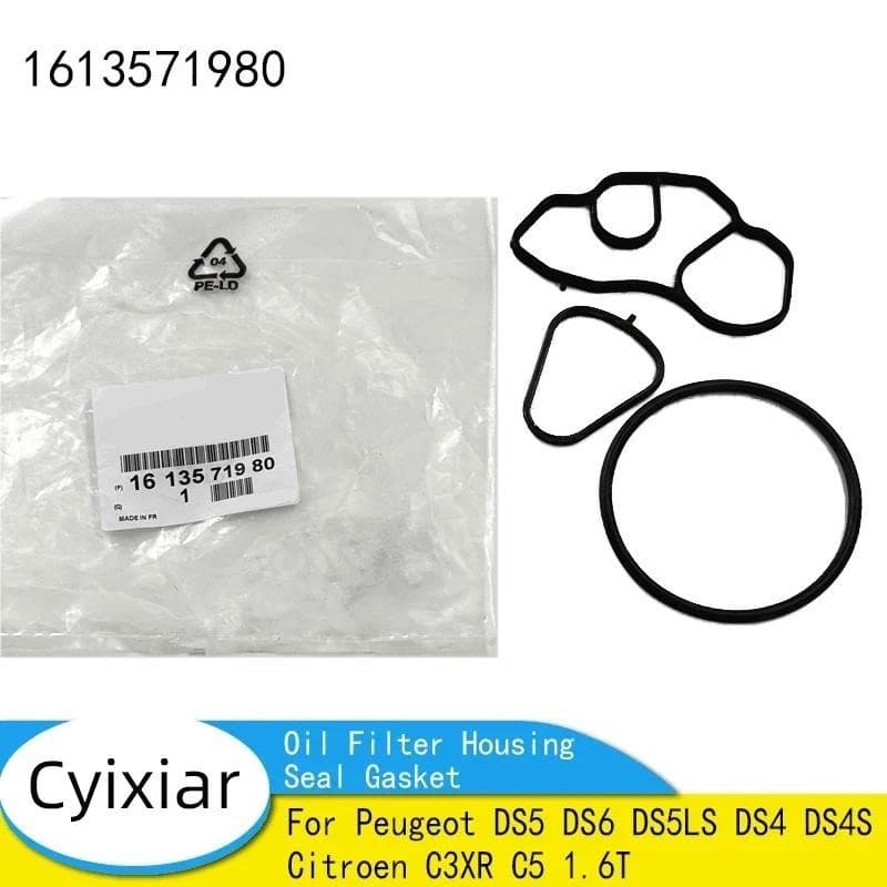 1613571980 Junta De Vedação Da Carcaça Do Filtro De Óleo Genuíno Para Peugeot DS5 DS6 DS5LS DS4 DS4S Citroen C3XR C5 1.6
